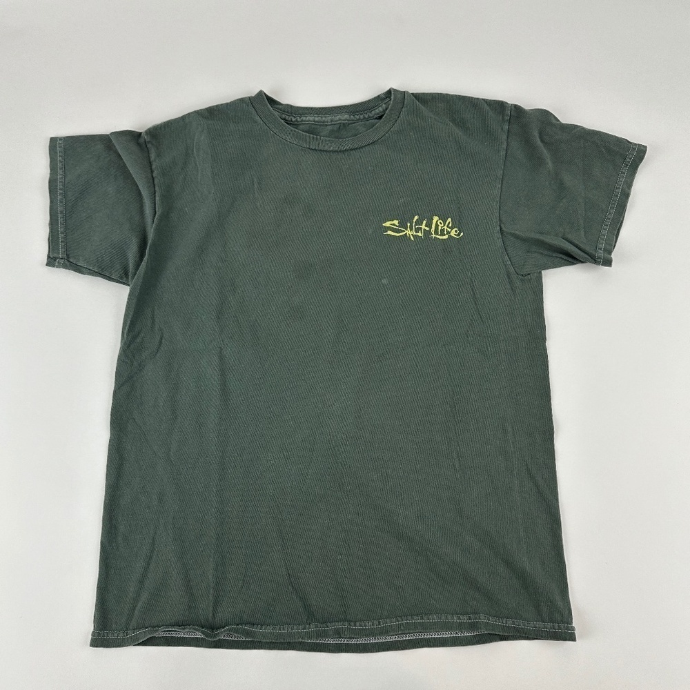 Salt LifeTshirt Boys Youth Medium Green